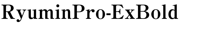 RyuminPro-ExBold.otf