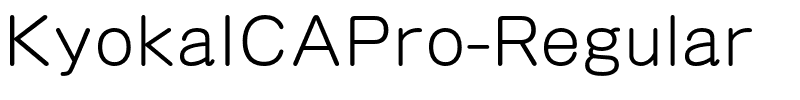 KyokaICAPro-Regular.otf