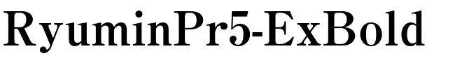 RyuminPr5-ExBold.otf