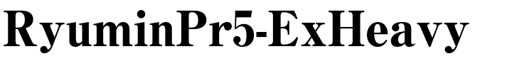 RyuminPr5-ExHeavy.otf
