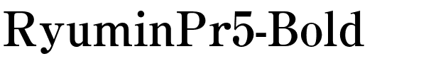 RyuminPr5-Bold.otf