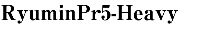 RyuminPr5-Heavy.otf