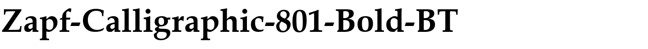 Zapf-Calligraphic-801-Bold-BT