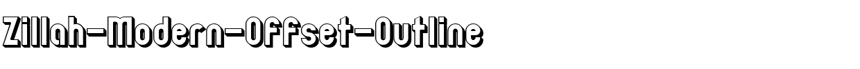 Zillah-Modern-Offset-Outline.ttf