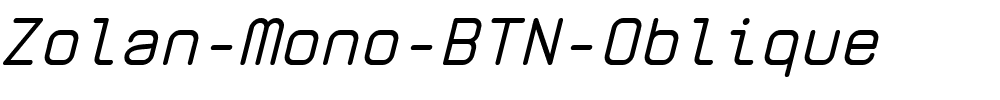 Zolan-Mono-BTN-Oblique.ttf