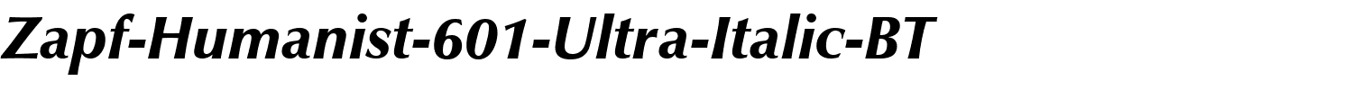 Zapf-Humanist-601-Ultra-Italic-BT.ttf