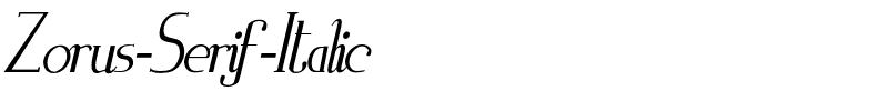 Zorus-Serif-Italic.otf
