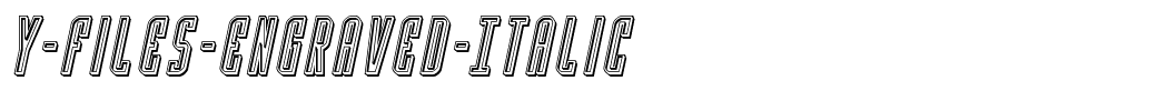 Y-Files-Engraved-Italic