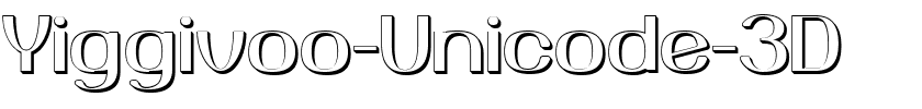 Yiggivoo-Unicode-3D