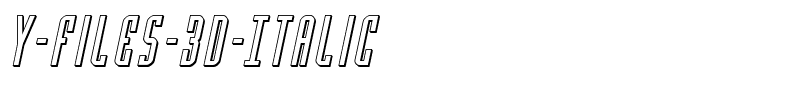 Y-Files-3D-Italic.ttf