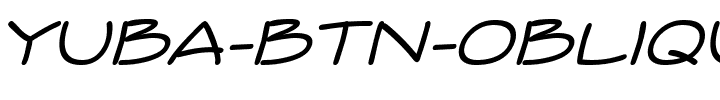 Yuba-BTN-Oblique.ttf