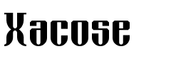 Xacose.otf