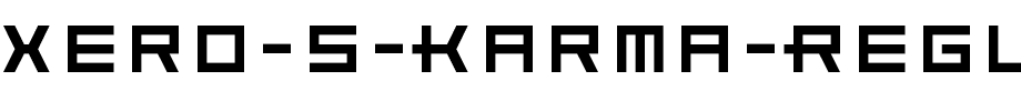 Xero-s-Karma-Regular.ttf