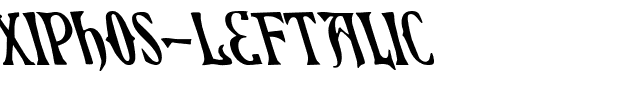 Xiphos-Leftalic.ttf