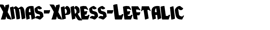 Xmas-Xpress-Leftalic.ttf