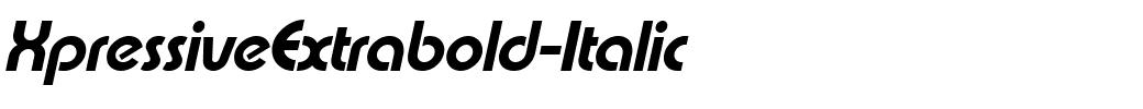 XpressiveExtrabold-Italic.ttf