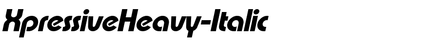 XpressiveHeavy-Italic.ttf