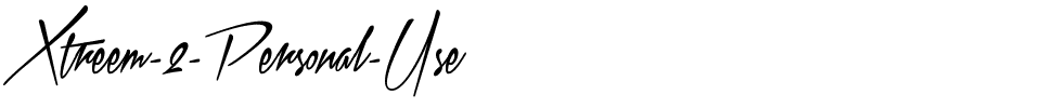 Xtreem-2-Personal-Use.ttf