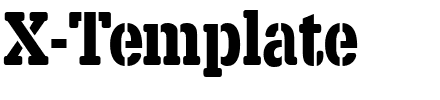 X-Template.ttf