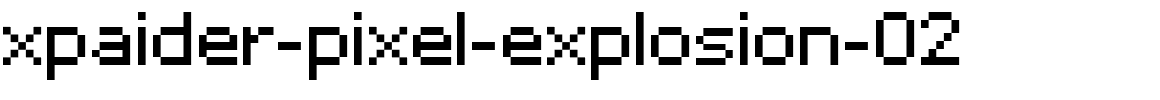 xpaider-pixel-explosion-02.ttf