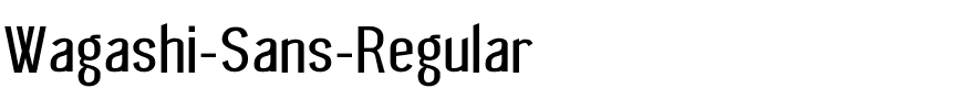 Wagashi-Sans-Regular