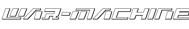 War-Machine-3D.ttf