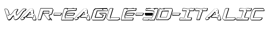 War-Eagle-3D-Italic.ttf
