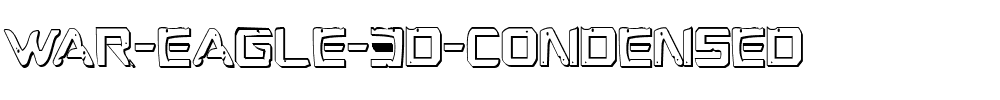 War-Eagle-3D-Condensed.ttf