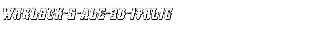 Warlock-s-Ale-3D-Italic.ttf