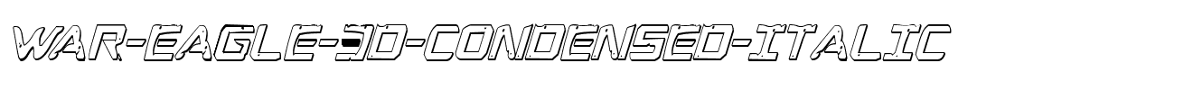 War-Eagle-3D-Condensed-Italic.ttf