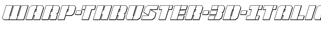 Warp-Thruster-3D-Italic.ttf