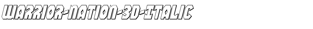 Warrior-Nation-3D-Italic.ttf