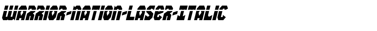 Warrior-Nation-Laser-Italic.ttf