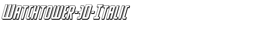 Watchtower-3D-Italic.ttf