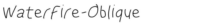 WaterFire-Oblique.otf