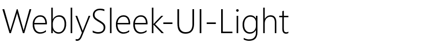 WeblySleek-UI-Light.ttf