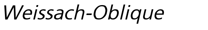 Weissach-Oblique.ttf