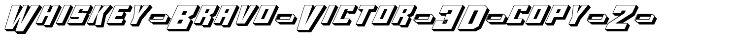 Whiskey-Bravo-Victor-3D-copy-2-.ttf