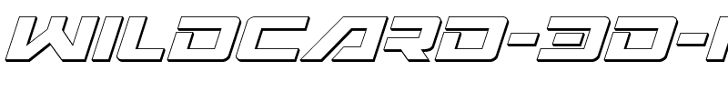 Wildcard-3D-Italic.ttf