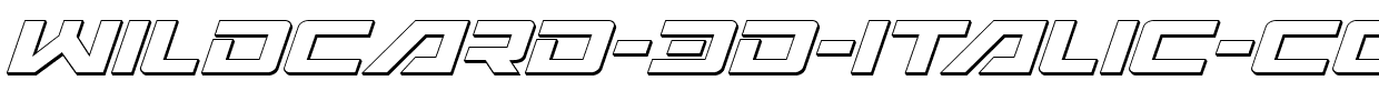 Wildcard-3D-Italic-copy-1-.ttf