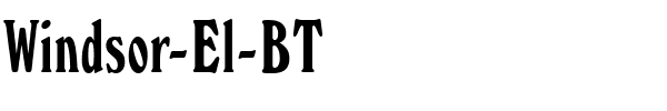Windsor-El-BT.ttf
