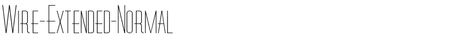 Wire-Extended-Normal.ttf