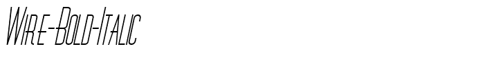 Wire-Bold-Italic.ttf