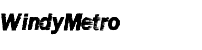 WindyMetro.ttf