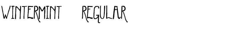 WinterMint-Regular.otf