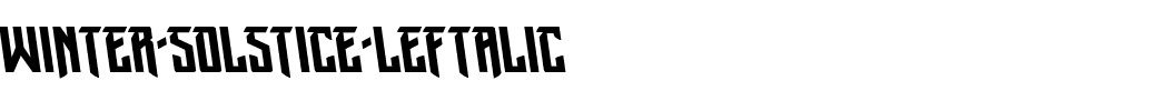Winter-Solstice-Leftalic.ttf
