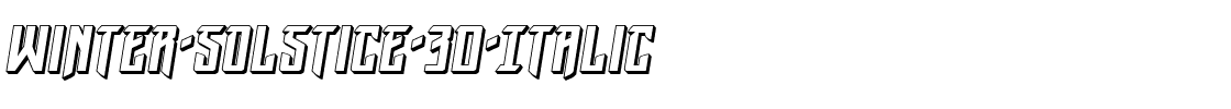 Winter-Solstice-3D-Italic.ttf