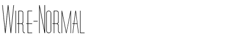 Wire-Normal.ttf