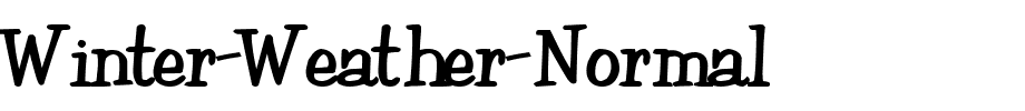 Winter-Weather-Normal.ttf