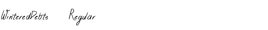 WinteredDebts-Regular.otf